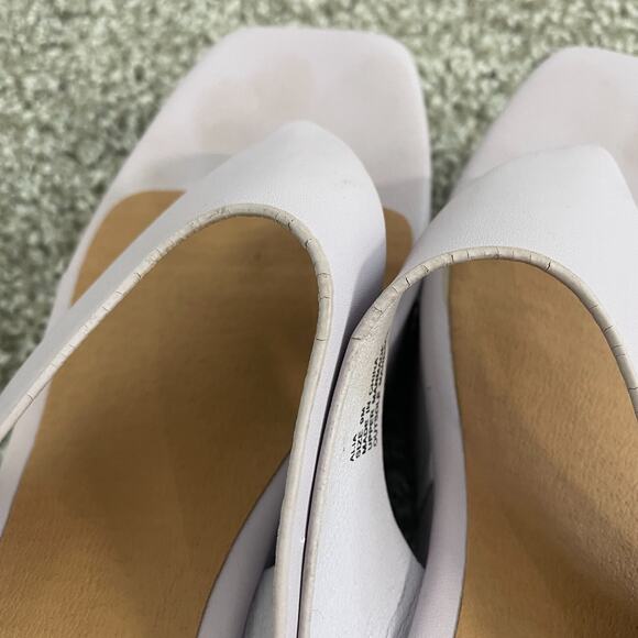 LSpace x Matisse Sandals Heels Women 9 Lilac Wedge Thong Slip On Resort Vacation - Picture 5 of 8